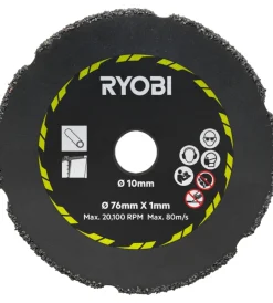 Smerigliatrici-Ryobi Kit 3 dischi per smerigliatrice 76 mm