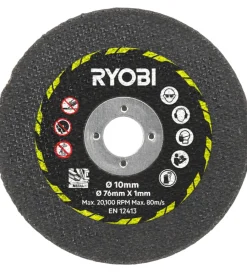 Smerigliatrici-Ryobi Kit 3 dischi per smerigliatrice 76 mm