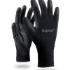 Guanti-Kapriol Kit 12 paia di guanti da lavoro skin neri, tg 10 -