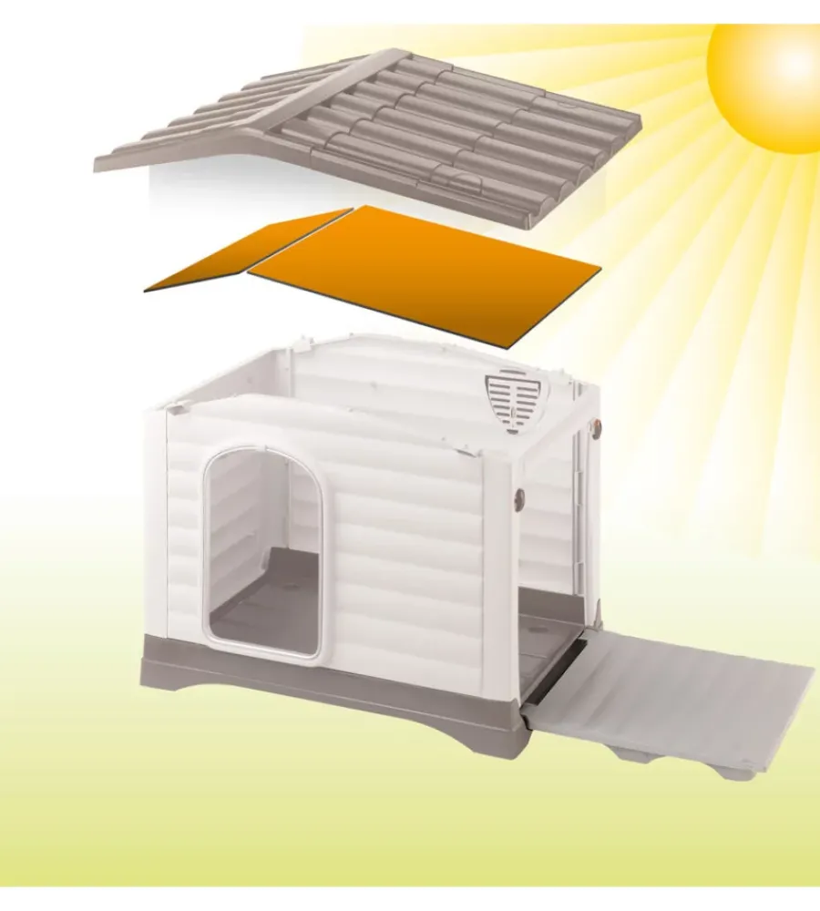 Outlet Kit 6 pannelli isolanti per cuccia "dogvilla 70" in pvc Cucce E Accessori Relativi