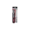 Chiavi-Ribimex Kit 11 pezzi chiave a cricchetto + bussole 1/2  in cromo vanadio -