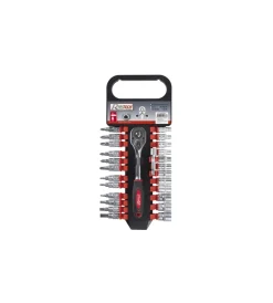 Clearance Kit 26 pezzi chiave a cricchetto + bussole + inserti - Chiavi