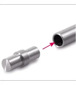 Clearance Kit 5 pezzi raccordo lineare per tondino in accaio inox satinato Porte, Scale E Pavimenti