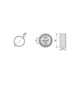 Best Kit 2 tubi per armadio alluminio color grigio, 750 mm Armadi
