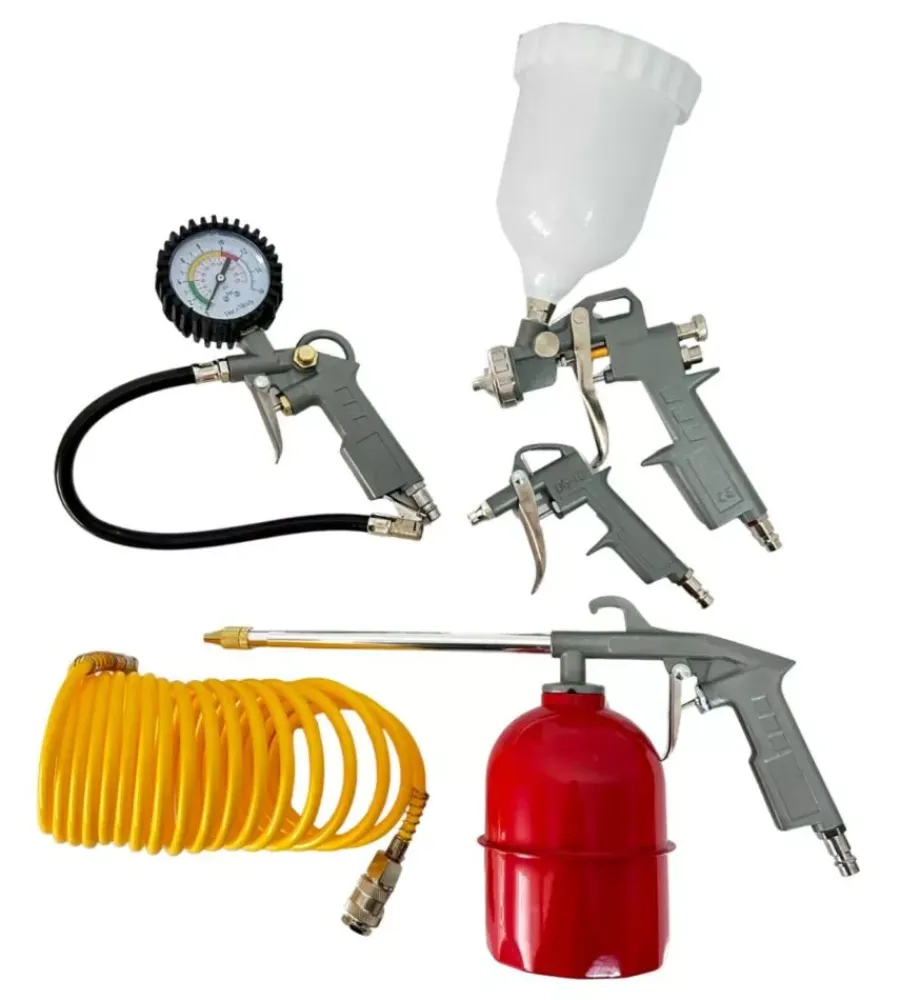 Hot Kit 5 utensili con attacco rapido per compressore d'aria Compressori