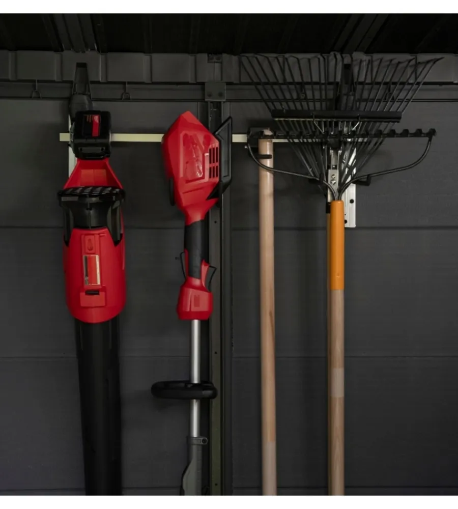 Keter Casette Da Giardino|Kit appendi attrezzi in metallo 74x31 cm