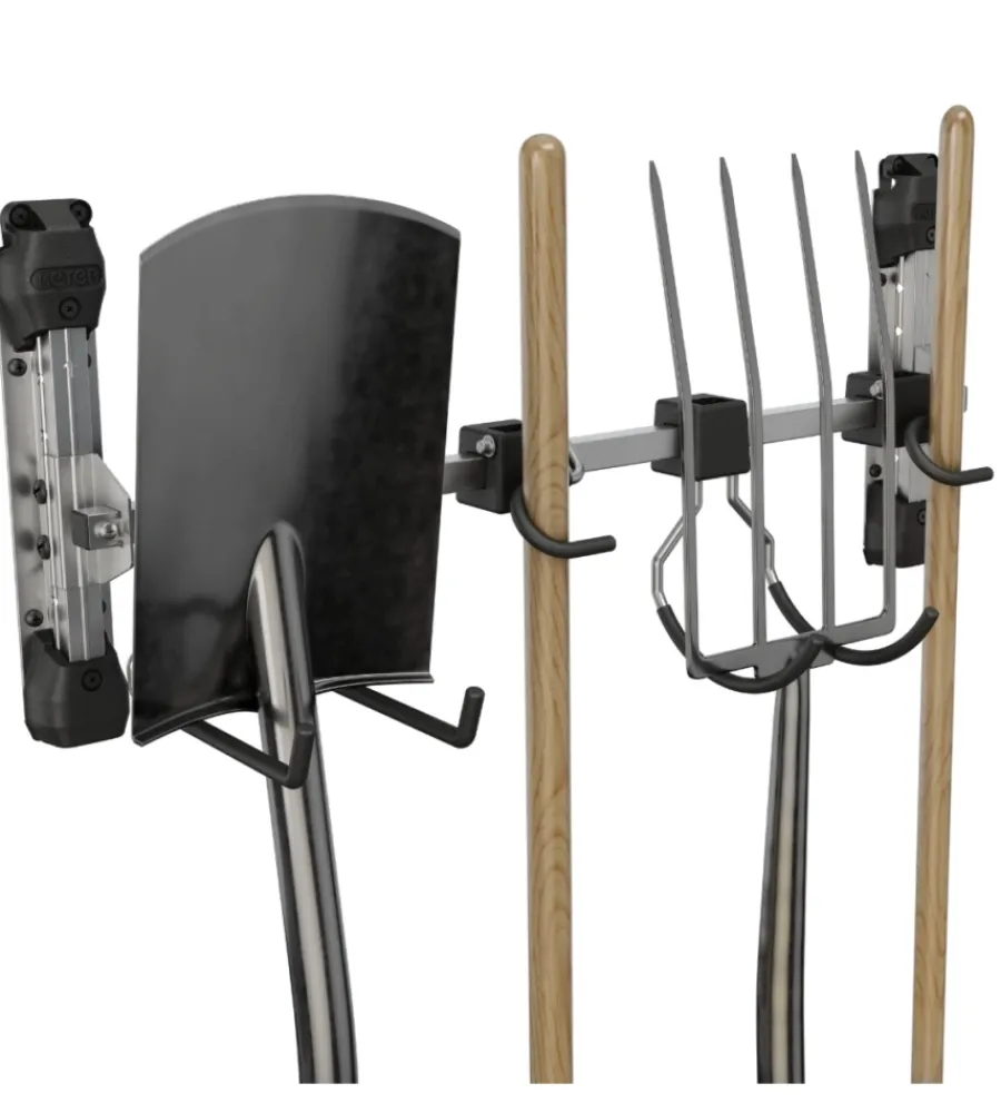 Keter Casette Da Giardino|Kit appendi attrezzi in metallo 74x31 cm