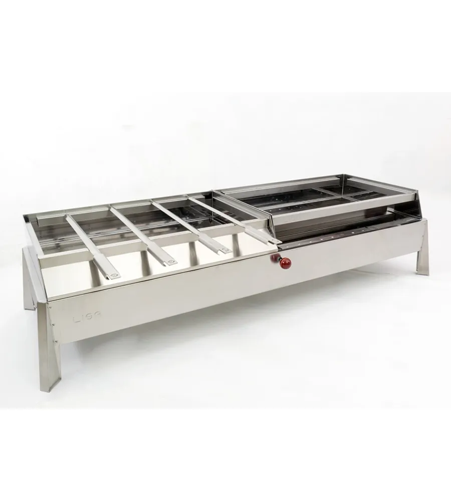 Barbecue-Lisa Kit arrosticini per barbecue a carbone etna -