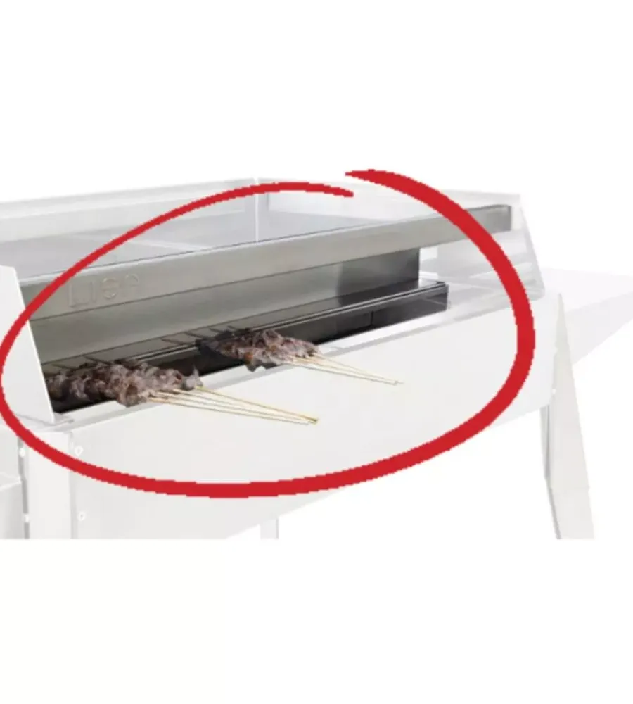 Barbecue-Lisa Kit arrosticini per barbecue a carbone etna -