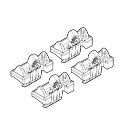 Hot Kit attacchi per barre auto portatutto lancia ypsilon  3d 09/03  n21016 Portaggio