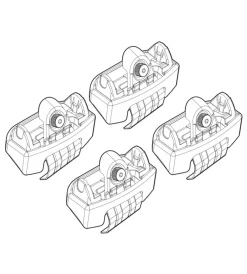 Discount Kit attacchi per barre auto portatutto ford fiesta 3/5p 08>  n21141 Portaggio
