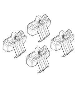 Clearance Kit attacchi per barre auto portatutto ford mondeo 5p 14>  n21223 Portaggio