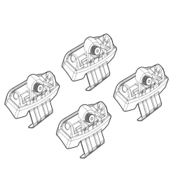 Nordrive Portaggio|Kit attacchi per barre auto portatutto honda cr-v 18>  n21225