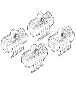 Discount Kit attacchi per barre auto portatutto toyota rav 4 (no railing) 13>  n21161 Portaggio