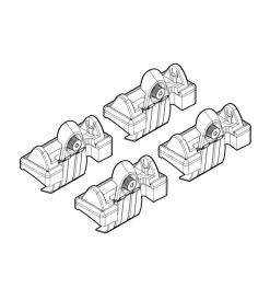 New Kit attacchi per barre auto portatutto volvo s 40 01/04>  n21038 Portaggio