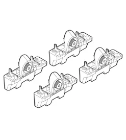 Best Kit attacchi per barre auto portatutto honda cr-v 3/5d 4/02>12/06  n21015 Portaggio