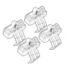 Best Kit attacchi per barre auto portatutto audi a1 5p 12> 3p 10>  n21121 Portaggio
