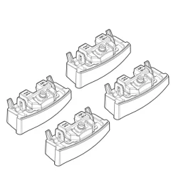 Clearance Kit attacchi per barre auto portatutto bmw s4 coupe 14> s4 grand coupe 15>,  n21175 Portaggio
