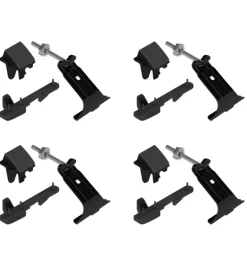 Kit attacchi per barre auto portatutto clamp snap - k-8  n21418 Portaggio