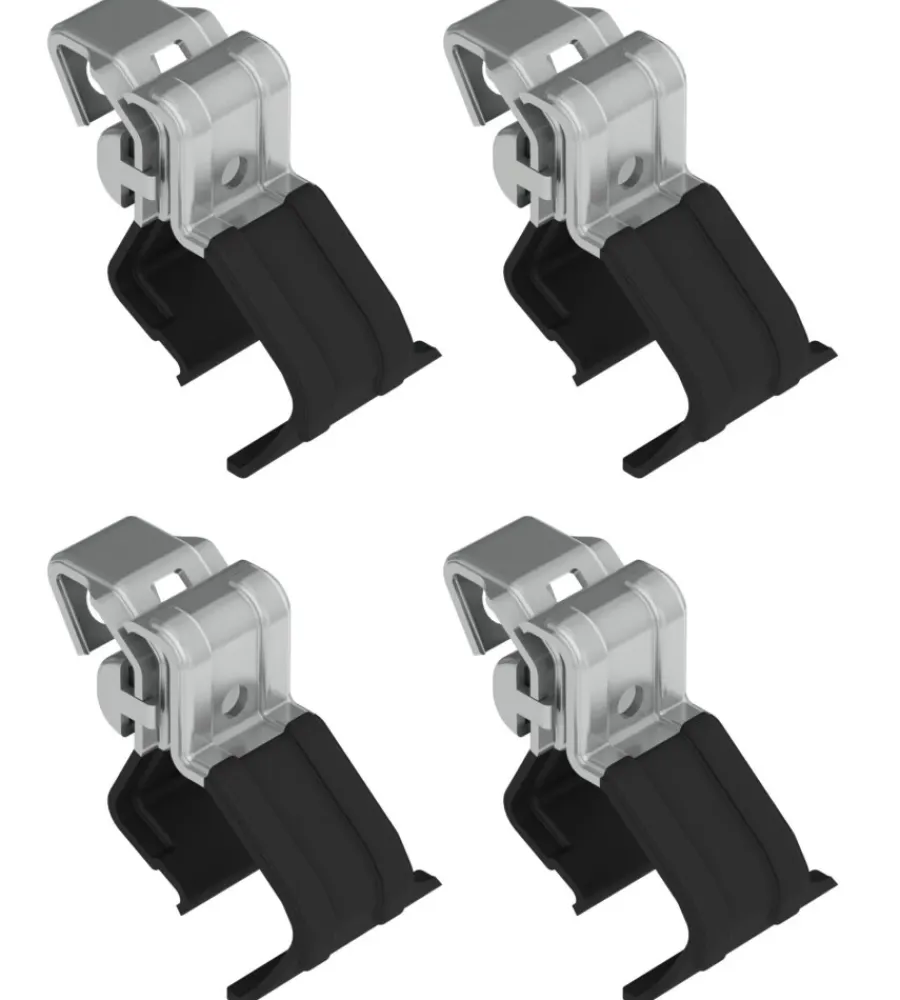 Portaggio-Nordrive Kit attacchi per barre auto portatutto clamp snap - k-1 n21411