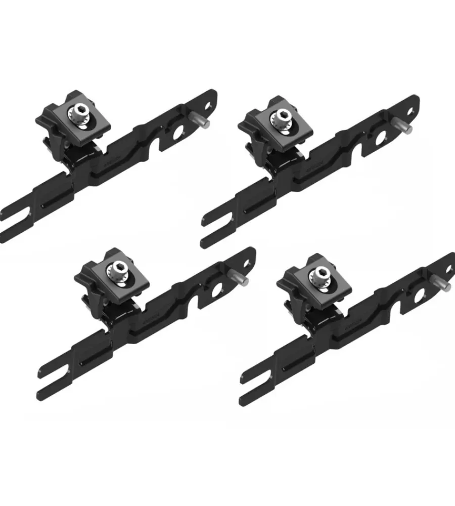 Portaggio-Nordrive Kit attacchi per barre auto portatutto clamp snap - k-4 n21414
