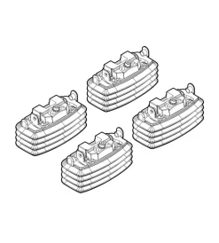 Online Kit attacchi per barre auto portatutto mercedes clasa 3/5d 9/04,classeb 5/05  n21037 Portaggio