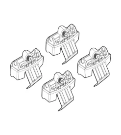 Nordrive Portaggio|Kit attacchi per barre auto portatutto peugeot 508 4p 18>  n21226