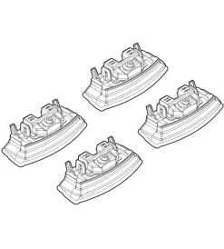 Nordrive Portaggio|Kit attacchi per barre auto portatutto kia cee d 05/12>  n21165