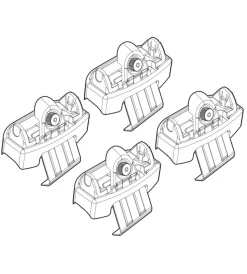Nordrive Portaggio|Kit attacchi per barre auto portatutto hyundai ix20 11/10>  n21146