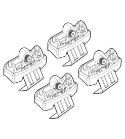 Nordrive Portaggio|Kit attacchi per barre auto portatutto renault clio 5p 11/12>  n21116