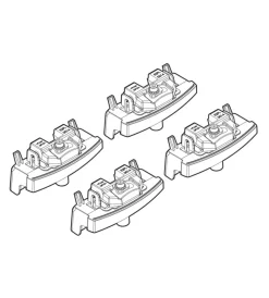 Portaggio-Nordrive Kit attacchi per barre auto portatutto hyundai i40 wagon 11>  n21177