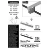 Nordrive Portaggio|Kit attacchi per barre auto portatutto citroen jumper, fiat ducato, peugeot  n30023