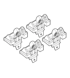 Online Kit attacchi per barre auto portatutto chevrolet niva 01/03>  n21048 Portaggio