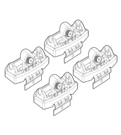 New Kit attacchi per barre auto portatutto nissan qashqai  03/07  n21147 Portaggio
