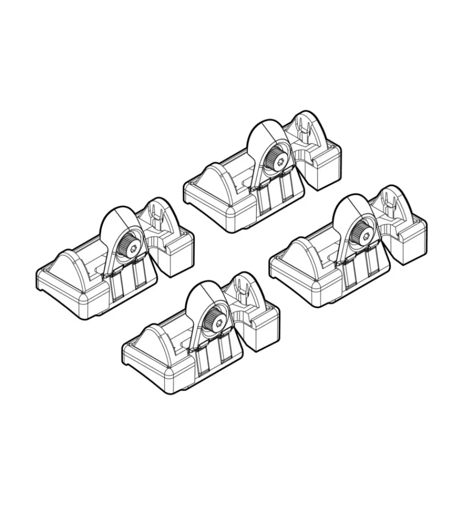 Portaggio-Nordrive Kit attacchi per barre auto portatutto vw passat 03/05>12/10 n21050