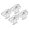 Sale Kit attacchi per barre auto portatutto alfa 147     10/0003/11  n21017 Portaggio