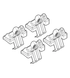 Sale Kit attacchi per barre auto portatutto alfa 147 10/0003/11 n21017 Portaggio