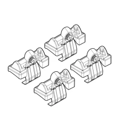 Best Kit attacchi per barre auto portatutto fiat bravo 5d 02/07>  n21062 Portaggio