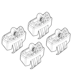 Nordrive Portaggio|Kit attacchi per barre auto portatutto kia rio 5p 09/11>  n21168