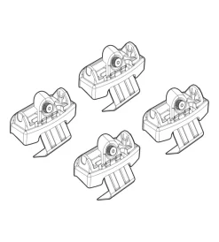 Portaggio-Nordrive Kit attacchi per barre auto portatutto renault clio v 19><noscript><img width=