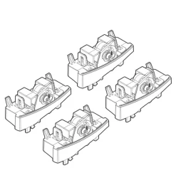 Portaggio-Nordrive Kit attacchi per barre auto portatutto opel corsa 3/5p 06>14, 14>  n21170
