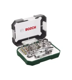 Bosch Trapani E Avvitatori|Kit avvitamento con cricchetto 26 pezzi