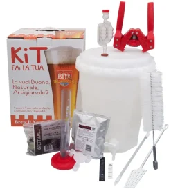 Preparazione Birra-FerrariGroup Kit birra artigianale mini biy lux con fermentatore da 13,5 litri - ferrari group