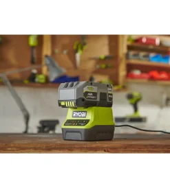 Batterie E Caricatori Per Elettroutensili-Ryobi Kit caricabatterie singolo e batteria di ricambio "rc18120-140x" 18v 4ah