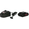 Kit caricabatterie singolo e batteria di ricambio "one all" - 18v 2 ah Batterie E Caricatori Per Elettroutensili