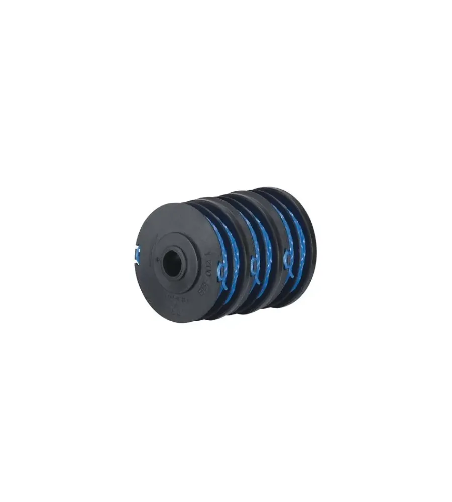 Decespugliatori-Ryobi Kit di 3 bobine di ricambio rac123 compatibile con tagliabordi rlt4125 - rlt5127 - rlt6130