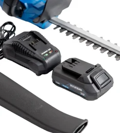 Tagliasiepi|Kit hyundai tagliasiepi e soffiatore a batteria 20v 2ah e caricabatterie