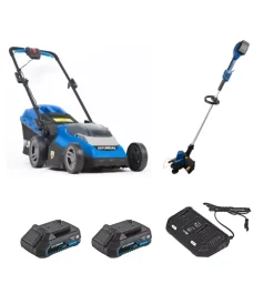 Clearance Kit macchine brushless 40v tagliaerba, decespugliatore, 2 batterie e caricabatterie doppio rapido Tagliaerba