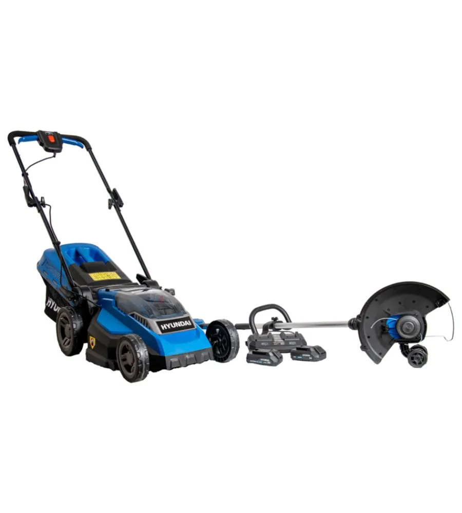 Clearance Kit macchine brushless 40v tagliaerba, decespugliatore, 2 batterie e caricabatterie doppio rapido Tagliaerba