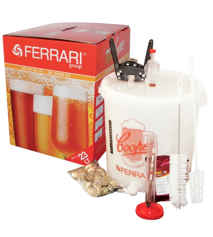 Hot Kit per birra artigianale fatta in casa eco/lusso. Preparazione Birra